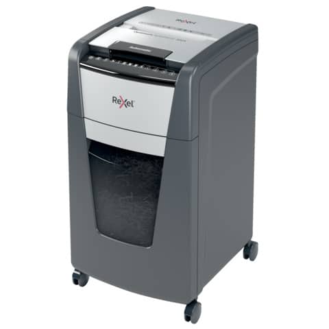 Distruggidocumenti uso frequente Optimum AutoFeed+ 300X EU Rexel P-4 60 L taglio a frammenti 4x26 mm - nero - 2020300XEU